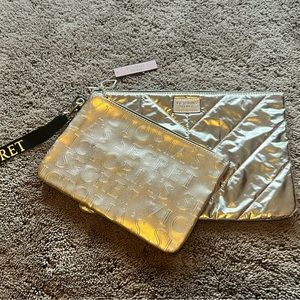 NWT Victoria’s Secret clutch / make up bag set of 2